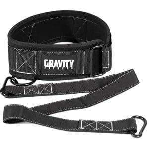 4-in-1 Gewichthefriem voor Dips, Squats, Pull-Ups en Sled Training - Verstelbare Fitness Riem voor Calisthenics en Krachttraining