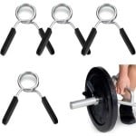 4x Haltersluitingen 25 mm - Veerklemmen voor Halterstangen - Veilig Gewichtheffen en Krachttraining