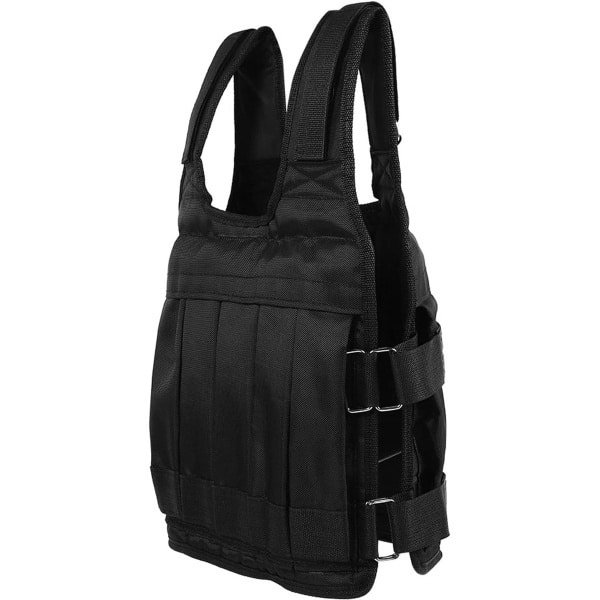 50kg Gewichtsvest - Trainingsvest met 12 pockets - Schuimkussen - Verstelbare banden voor hardlopen - Joggen - Wandelen - Gym - Krachttraining