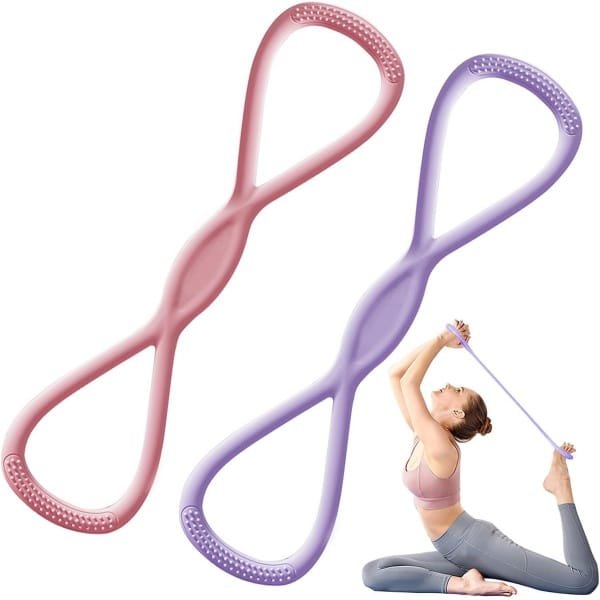 8-vorm Weerstandsband 15 kg voor Krachttraining, Yoga en Spierversterking