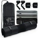 9-Delige Set Trainingsaccessoires: Squat Pad, Hip Thrust Kussen, Weerstandsbanden en Enkelbanden voor Krachttraining