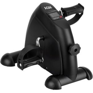AGM Stoelfiets D01.1 - Bureaufiets - Deskbike - Fietstrainer - Mobiliteitstrainer - Instelbare weerstand - Hometrainer - Met LCD scherm - Fitness - Zwart