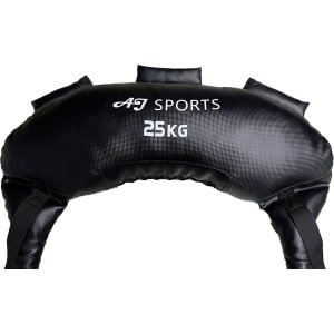 AJ-Sports Bulgarian Power Bag 25kg - Sandbag - Weightbag - Zandzak - Powerbag - Geschikt voor Crossfit & Fitness - Zwart