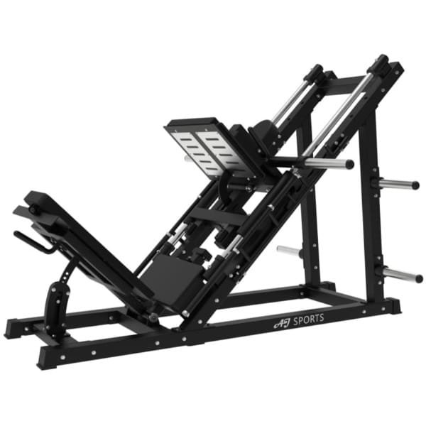 AJ-Sports Leg press / Hack squat combo machine - Krachttraining - Plate loaded home gym - Fitnessapparaat - krachtstation