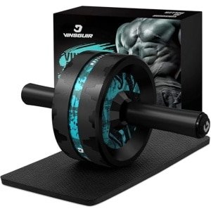 Ab Roller Wiel voor Krachttraining en Core Workout - Ideaal voor Thuis Gym met Kniepad