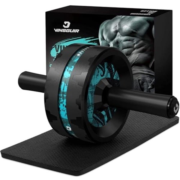 Ab Roller Wiel voor Krachttraining en Core Workout - Ideaal voor Thuis Gym met Kniepad
