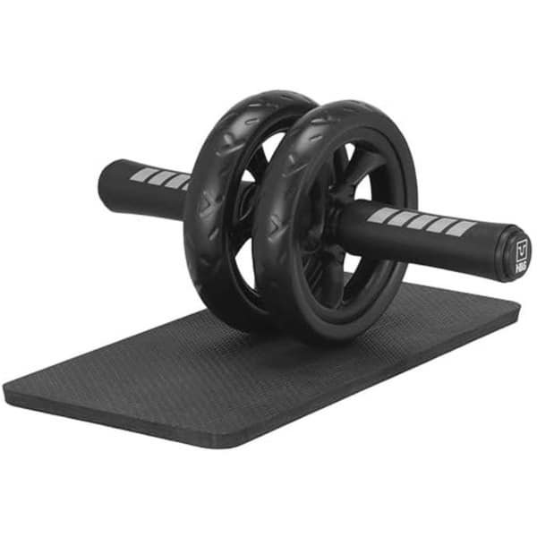 Ab Roller voor Effectieve Krachttraining - Rollerwiel voor Buikspieren met Extra Dikke Kniepad - Dubbele Glijdende Wielen