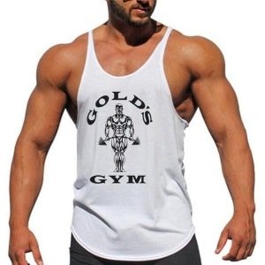 Ademende Sport Tanktop voor Heren voor Fitness en Krachttraining - Mouwloos
