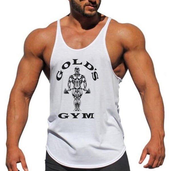 Ademende Sport Tanktop voor Heren voor Fitness en Krachttraining - Mouwloos