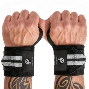 Ademende polsbandages voor krachttraining - Verstelbare bandjes voor powerlifting en bodybuilding