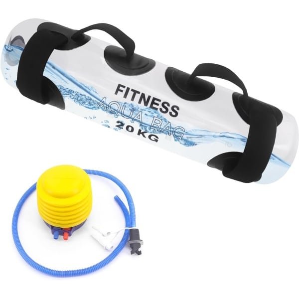 Adjustable Weight Lifting Water Bag - 20kg Aqua Fitness Ball - Refillable Water Bladder - Fitness Water Bag Packs voor Indoor Krachttraining en Cardio