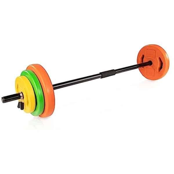 Aerobic Pump Gewichtenset 20kg - Halterset met Schijven en Halterstang - Ideaal voor Krachttraining