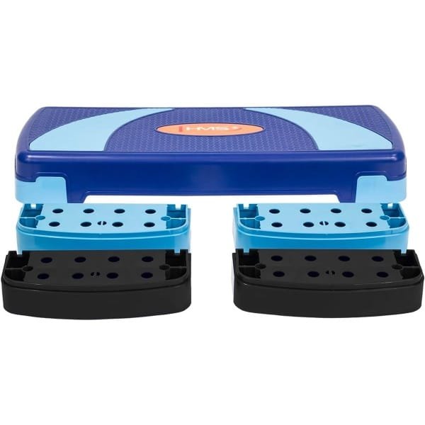 Aerobic Stap - Fitness Platform - Cardio Training - Antislip Oppervlak - 71x28x20 cm - Blauw