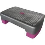 Aerobic Stepper - Stapbank Fitness - Cardio Training - In Hoogte Verstelbaar - 45 cm - Roze