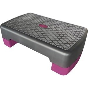 Aerobic Stepper - Stapbank Fitness - Cardio Training - In Hoogte Verstelbaar - 45 cm - Roze