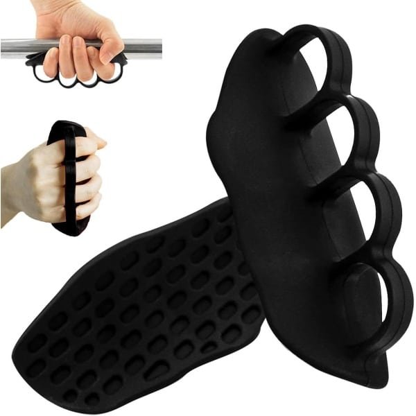 Allecta - Training Grippads voor Krachtsport en Fitness - Set van 2 stuks, Verbeter je Grip bij Krachttraining met deze Griphulpen, Ideaal voor Pull-ups en Alternatieve Trainingshandschoenen