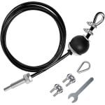 Allecto - - Gym Kabel - Pulley Systeem - Heavy-duty Staal - 3.5 m Verstelbaar - Fitness Accessoires - Krachttraining - Voor Thuisgebruik