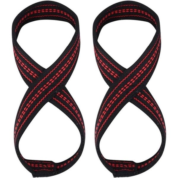 Allecto - Krachtige riem - Polsbeschermers - Neopreen - Bescherming handen - Krachttraining - Geschikt voor fitness - Zwart Krachtriem, polsbeschermers voor krachttraining, figuur 8 krachttraining riemen ter bescherming van de handen.