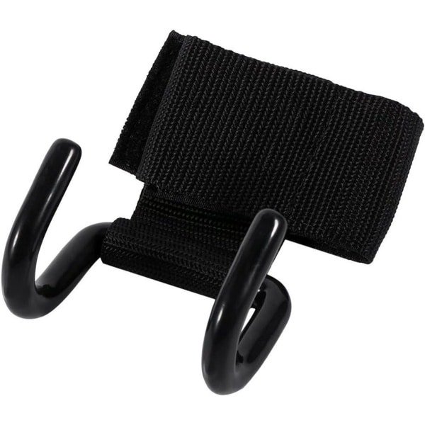 Allecto - Vasthoudingsgrips voor Gym - Comfortabel en Verstelbaar - Gewichtheffer - Duurzame Bandjes - Krachttraining - Thuis en fitnessstudio - Geschikt voor - Zwart model.