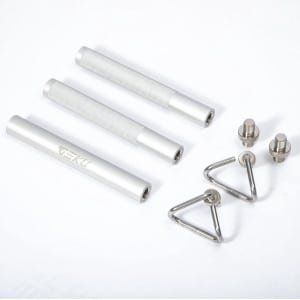 Aluminium Weerstandsbandstang - 3-delige Afneembare Trainingsstang voor Weerstands- en Krachttraining