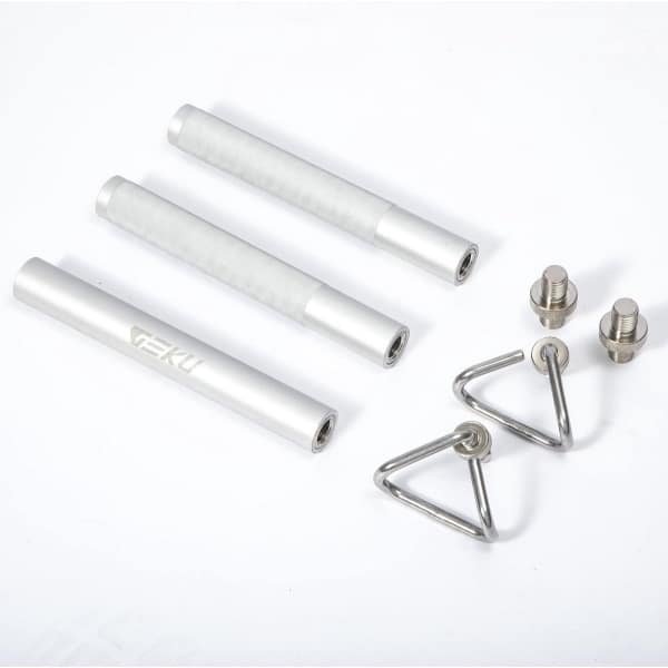 Aluminium Weerstandsbandstang - 3-delige Afneembare Trainingsstang voor Weerstands- en Krachttraining