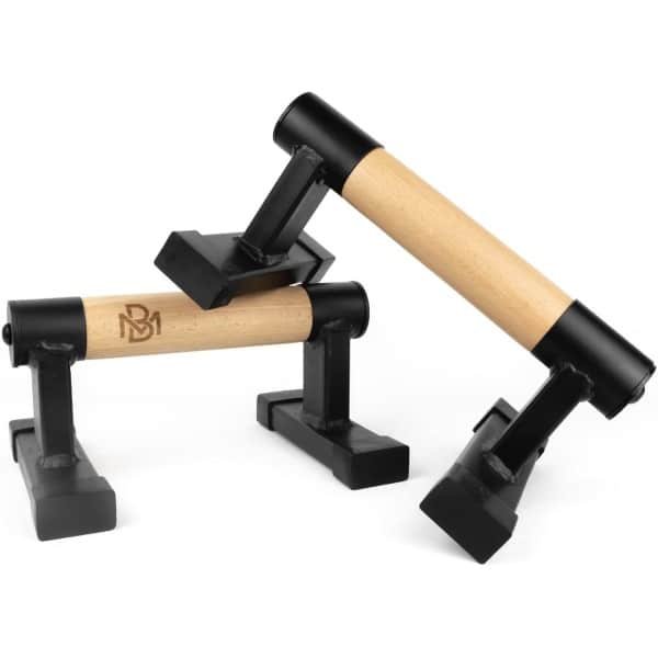 Antislip Push-upgrepen voor Krachttraining - Ergonomische Houten Calisthenics Apparatuur voor Binnen en Buiten