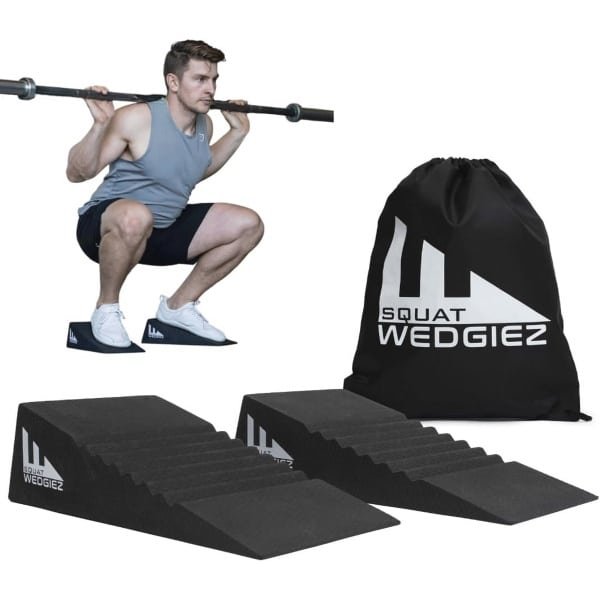 Antislip Squat Wedges voor Krachttraining en Knie Ondersteuning - Ideaal voor Squats en Kalf Stretching