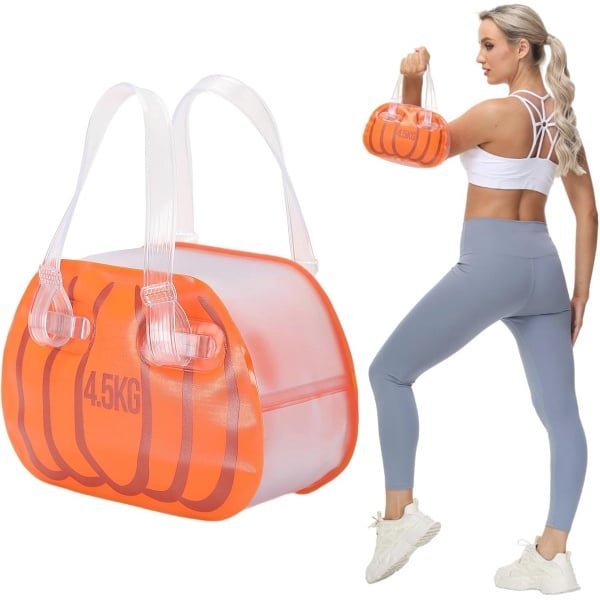 Aqua Bag Watergewichten Kettlebell 4,5 kg - Verstelbare en Draagbare Stabiliteitsfitnessapparaat voor Krachttraining