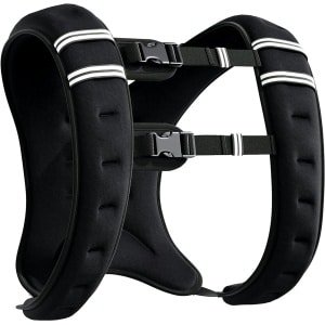 Aura® Weighted Vest - Gewichtsvest 5 KG Hardlopen - Gewichtvest Met een Rugzak - Verstelbaar Gewicht Vest Voor Crossfit, Calisthenics En Krachtraining - Zwart - 40cm x 35cm x 1cm