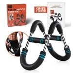 Aveom Muscle Pump Pro - Met E-Book en Opbergzakje - Arm Trainer - Borstspier Trainer - Fitnessapparaat Krachttraining Thuis - Weerstandsband Systeem