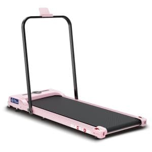 BLACK LORD Laufband voor thuis, Walking Pad, opvouwbaar onder-bureau loopband met armleuning