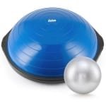 Balansbal 65 cm - Opblaasbare Half Oefening Bal met Antislip Base voor Krachttraining