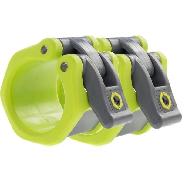 Barbell Kraag - Olympische Sluiting - Krachttraining Gewichtheffen - Gepatenteerd Snel Sluitingssysteem - 50mm Diameter - Groen