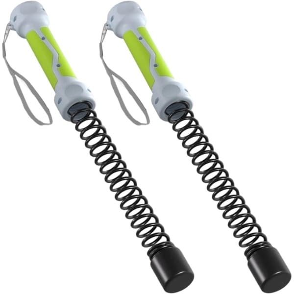 Battle Rope Sticks - Draadloos Oefentouw - Krachttraining Thuissport - Adaptief Veersysteem - ca. 51 cm - Groen