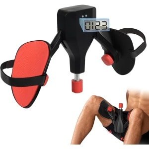 Bekkenbodemspiertrainer voor mannen, bekkenreparatie, multifunctionele beenclip met teller, 360° verstelbare dijspier-oefenaar, vrouwen armen billen krachttraining apparatuur sportaccessoires