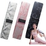 Bilspier Banden - Fitness Banden Set - Krachttraining Thuisschool - Drie Weerstanden - 370g Gewicht - Wit Roze Zwart