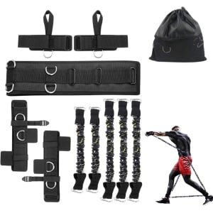 Boks Weerstandsbanden, krachttraining, sfeexun boksen Expander resistance Boksen Sport, boxing Elastieken Training Boksen Resistentie Bands Box Trainingsapparaten, 200Lbs