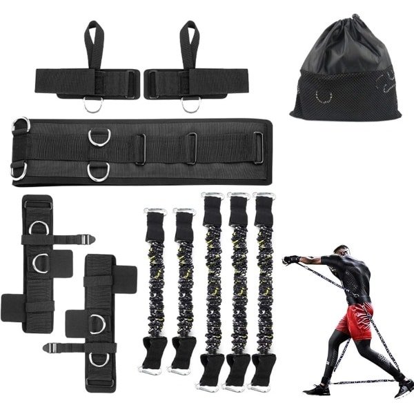Boks Weerstandsbanden, krachttraining, sfeexun boksen Expander resistance Boksen Sport, boxing Elastieken Training Boksen Resistentie Bands Box Trainingsapparaten, 200Lbs