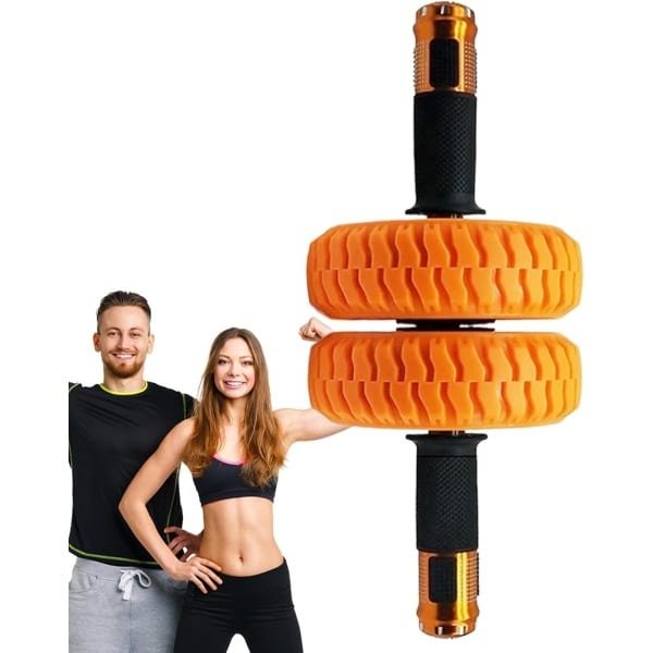 Buikspierwiel - Core trainer - Krachttraining thuis - Soepel rollend - 15 Cm breed