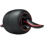 Buikwiel Trainer - Core Wiel - Thuis Krachttraining - Stille Terugstoot - 43x19x19 cm - Zwart