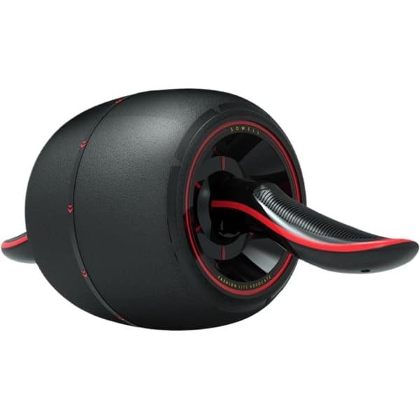 Buikwiel Trainer - Core Wiel - Thuis Krachttraining - Stille Terugstoot - 43x19x19 cm - Zwart