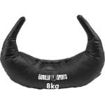 Bulgarian Bag - Zandzak Krachttraining - Full Body Workout - Vijf Lus Handgrepen - 8 kg - Zwart