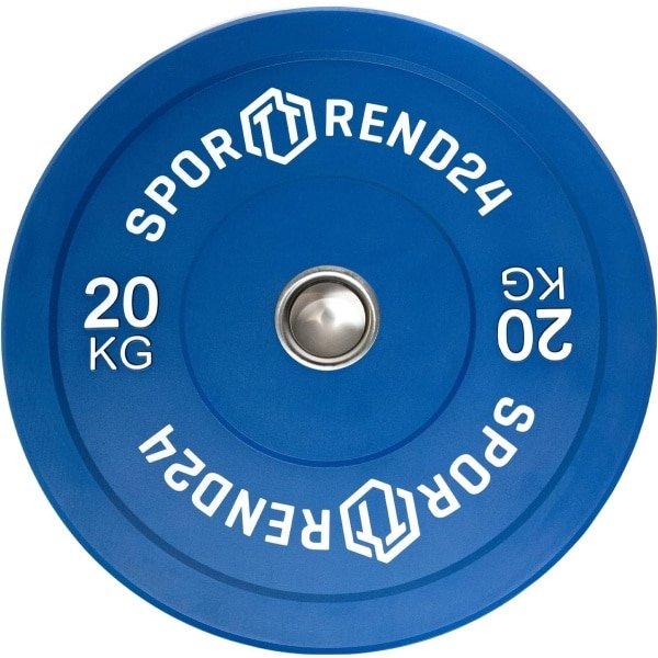 Bumper Plaat - Gewichtsschijf Halterschijf - Krachttraining Fitness - Vloerbeschermend Rubber - 50 mm Standaard - Verkrijgbaar in Kleuren