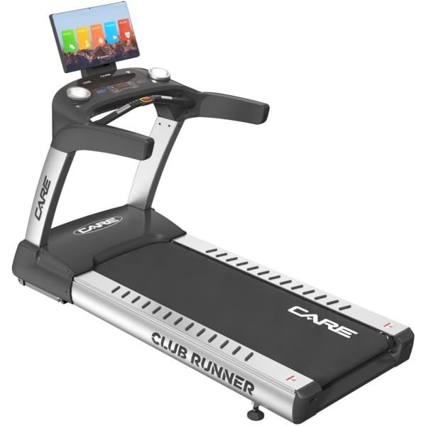 CARE CLUB RUNNER TFT - Professionele loopband - Maximale snelheid 25 km/u - 8 programma's - Gemotoriseerde helling - Multimediascherm - Voor gebruik in de sportschool of thuis