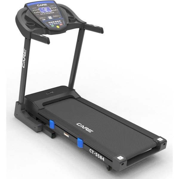 CARE CT-5584-3 - Connected loopband - Maximale snelheid 18 km/u - 25 programma's - Opvouwbaar - Gemotoriseerde helling tot max. 9% - Voor thuisgebruik