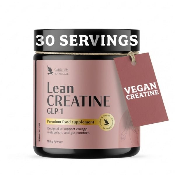 Carnium Botanicals Lean Creatine GLP-1 - Creatine Monohydraat 3.000 mg met MCT, Eriomin® - 30 doseringen