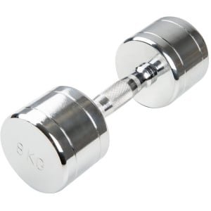 Chroom Halters 8 kg - 1 Stuks - Krachttraining voor Thuis