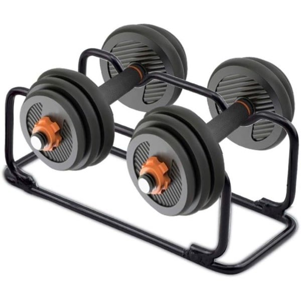 Compacte Dumbbell Stand met Versterkte Stalen Beugels voor Thuis en Kantoor, Fitness Equipment voor Krachttraining en Gezondheid