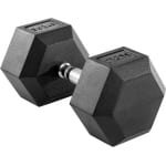 Compacte Halter - Hex halter Gewichten - Krachttraining Thuis - Zeshoekige Vorm - 1 kg - Zwart
