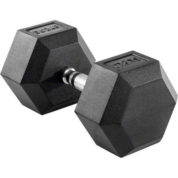 Compacte Halter - Hex halter Gewichten - Krachttraining Thuis - Zeshoekige Vorm - 1 kg - Zwart